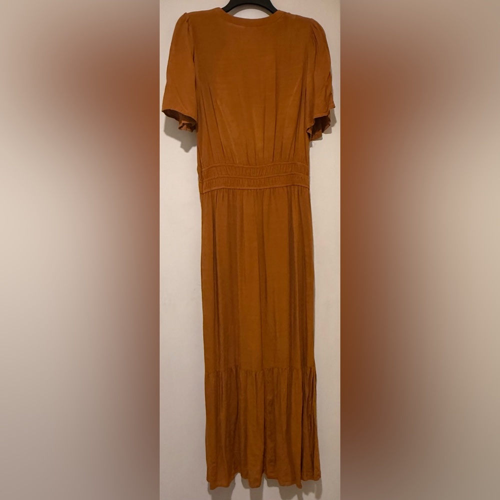 Knox Rose Warm  mustard color Dress